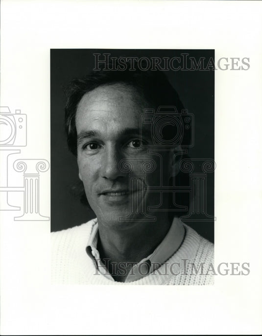 1990 Press Photo Plain Dealer's new employee- Dick Urban - cvb31766 - Historic Images