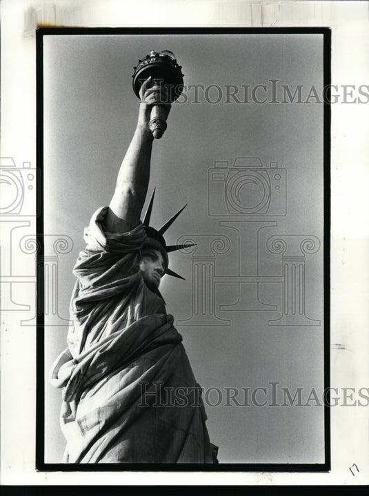 1986 Press Photo Statue of Liberty-in New York City - cvb31775 - Historic Images