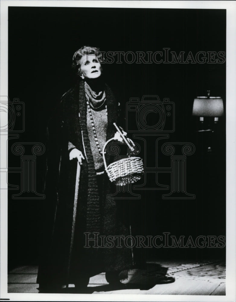 1991 Press Photo Julie Harris stars William Luce&#39;s &quot;Lucifer&#39;s Child&quot; - cvb31885 - Historic Images