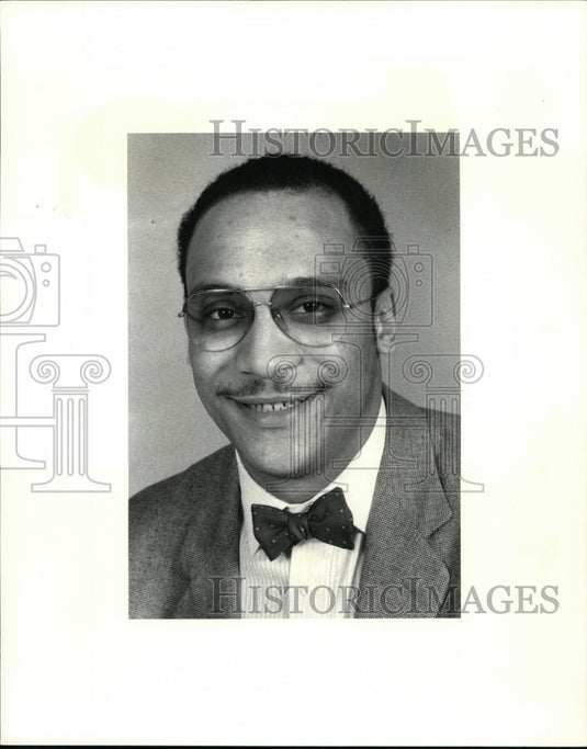 1984 Press Photo Plain Dealer reporter George Jorden - cvb31923 - Historic Images