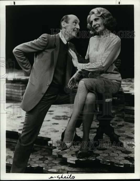1983 Press Photo Victor Griffin & Sheila Smith in Taking My Turn - cvb32057 - Historic Images