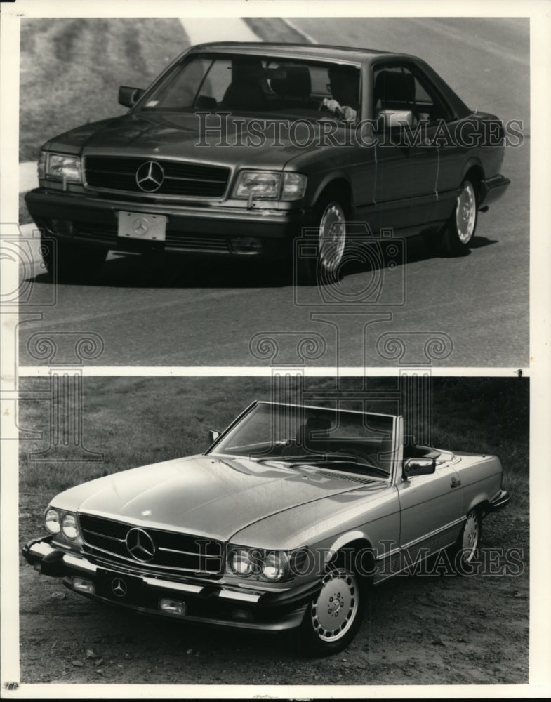 1987 Press Photo Automobiles, Mercedez Benz - cvb32201 - Historic Images