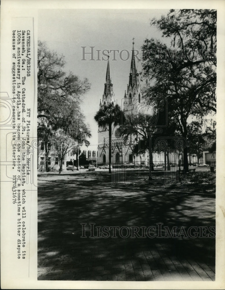 1976 Press Photo The Cathedral of St. John the Baptist - cvb32210 - Historic Images