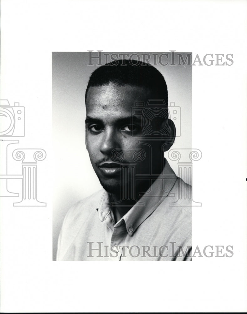 1991 Press Photo Rahman Adeen, Plain Dealer Employee - cvb32360 - Historic Images