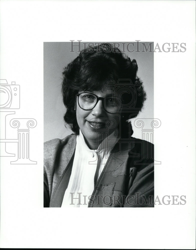 1992 Press Photo Eleanor Bergholz, Plain Dealer Employee - cvb32363 - Historic Images