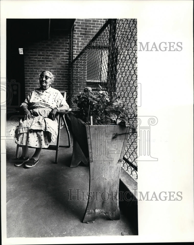 1981 Press Photo Leslie Danzy at CMHA Garden Tour - cvb32458 - Historic Images