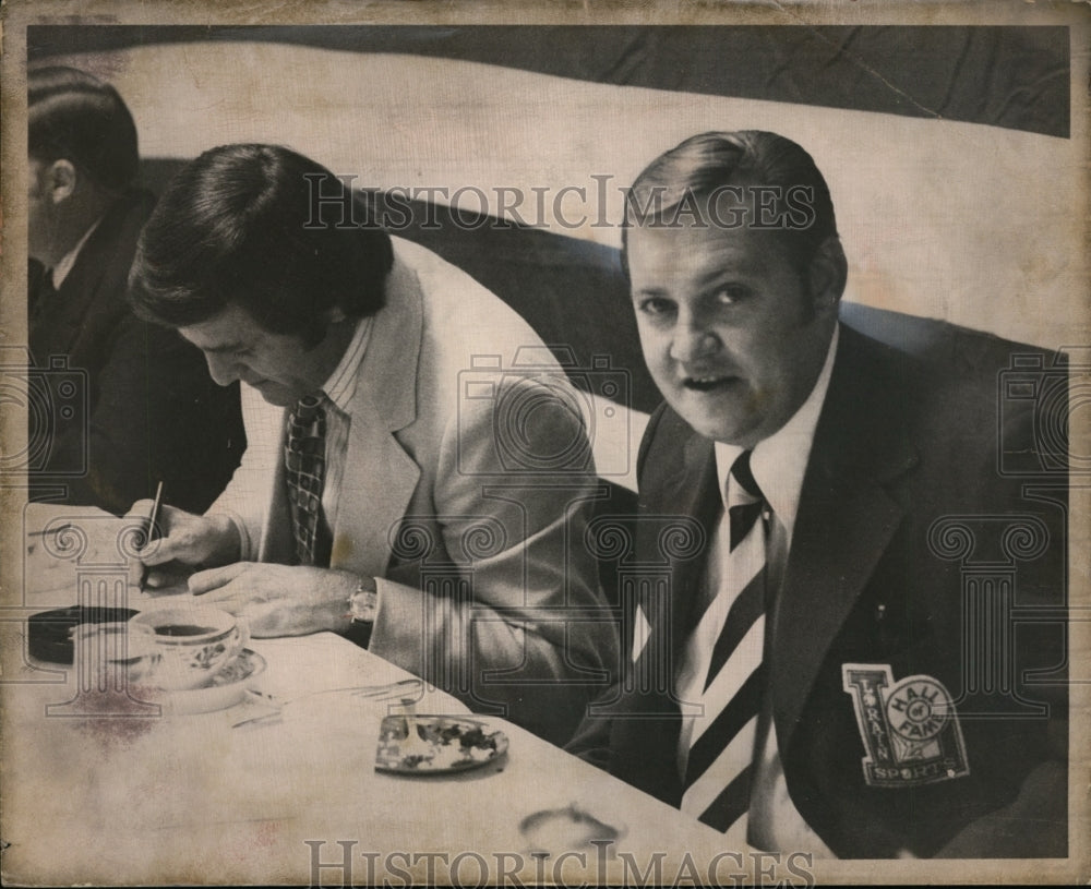 1972 Press Photo Paul Baumgartner, Plain Dealer Sportswriter - cvb32749 - Historic Images