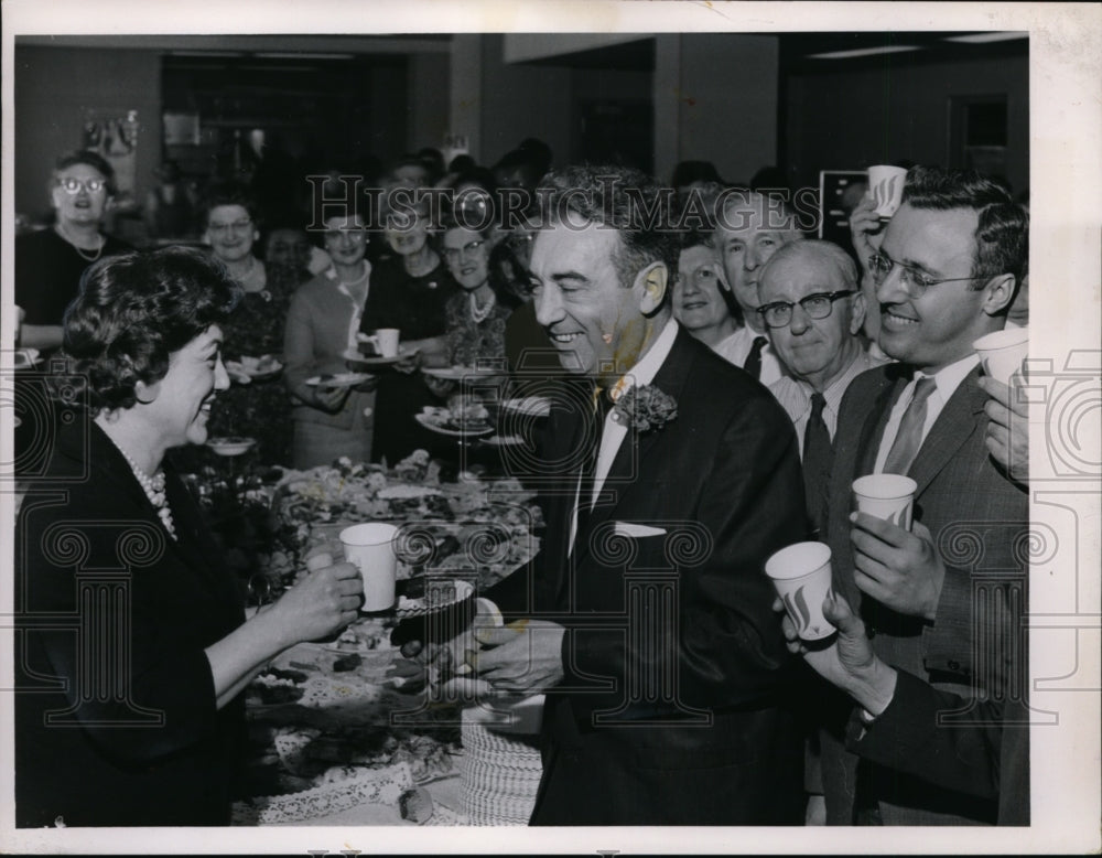 1964 Mrs. Ruth A. Dawn and Ralph Perk Celebrate with Well Wishers-Historic Images