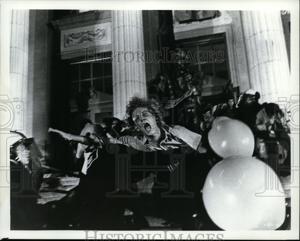 1971 Press Photo Shanthy Station- Riots and demonstrations simulated - cvb32777 - Historic Images