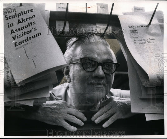 1971 Ben Nash Retiring From Police Department-Historic Images