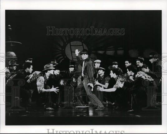 1992 Press Photo Play "Guys and Dolls", "Luck Be a Lady" Performance - cvb33026 - Historic Images