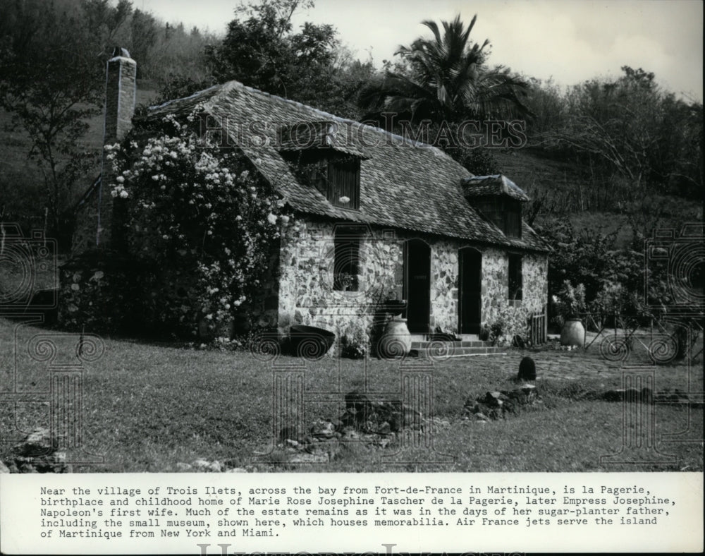 1976, La Pagerie, birthplace and childhood home of Marie Rose - Historic Images