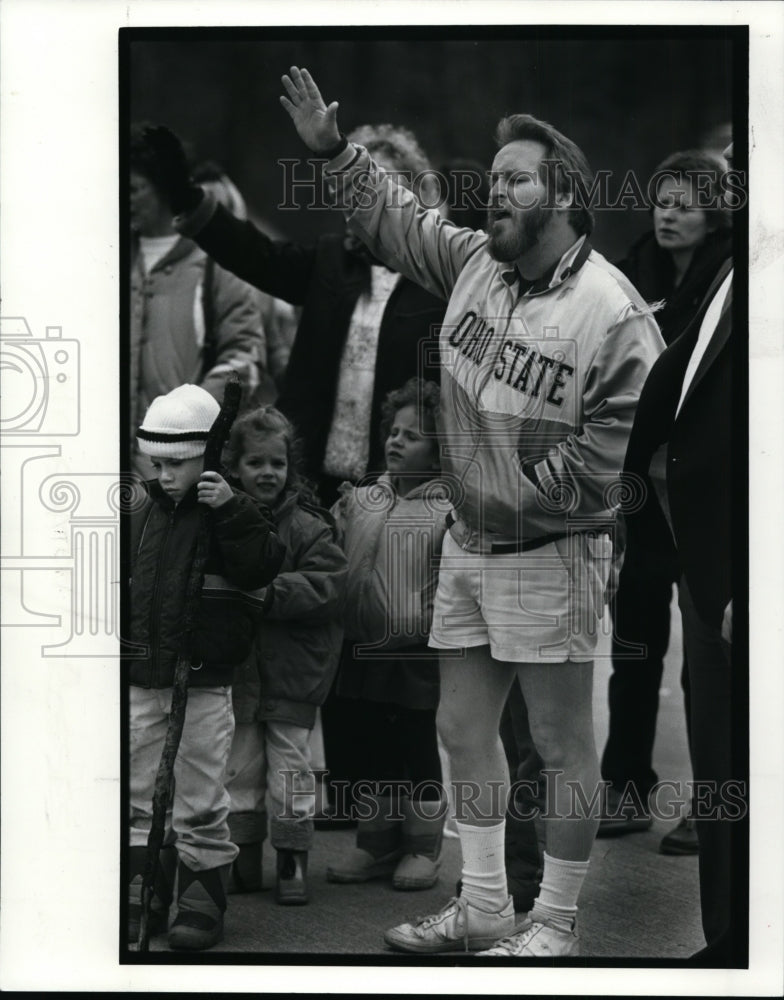 1989 Press Photo Christ the King Community during memorial service for fetuses - Historic Images