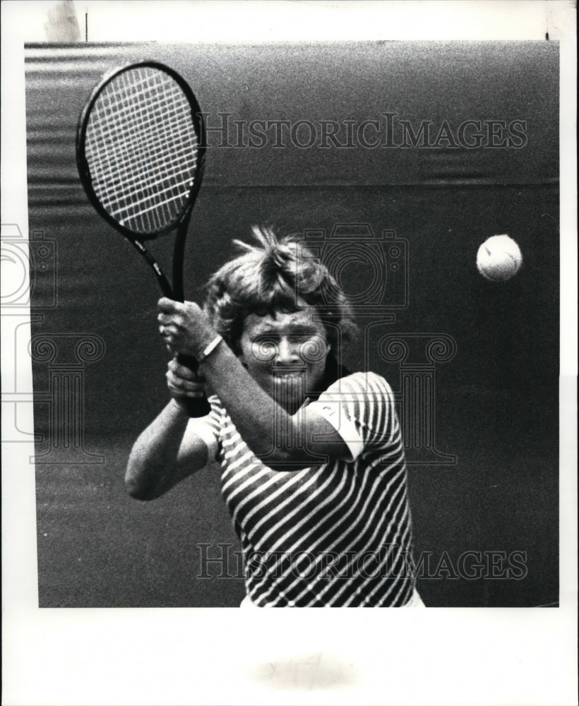 1983 Press Photo Women's National Amateur Tennis, Stephanie Lightvoet - Historic Images