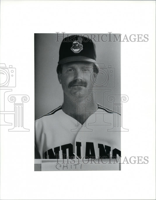 Press Photo Chiti, Cleveland Indians baseball player - cvb33405 - Historic Images