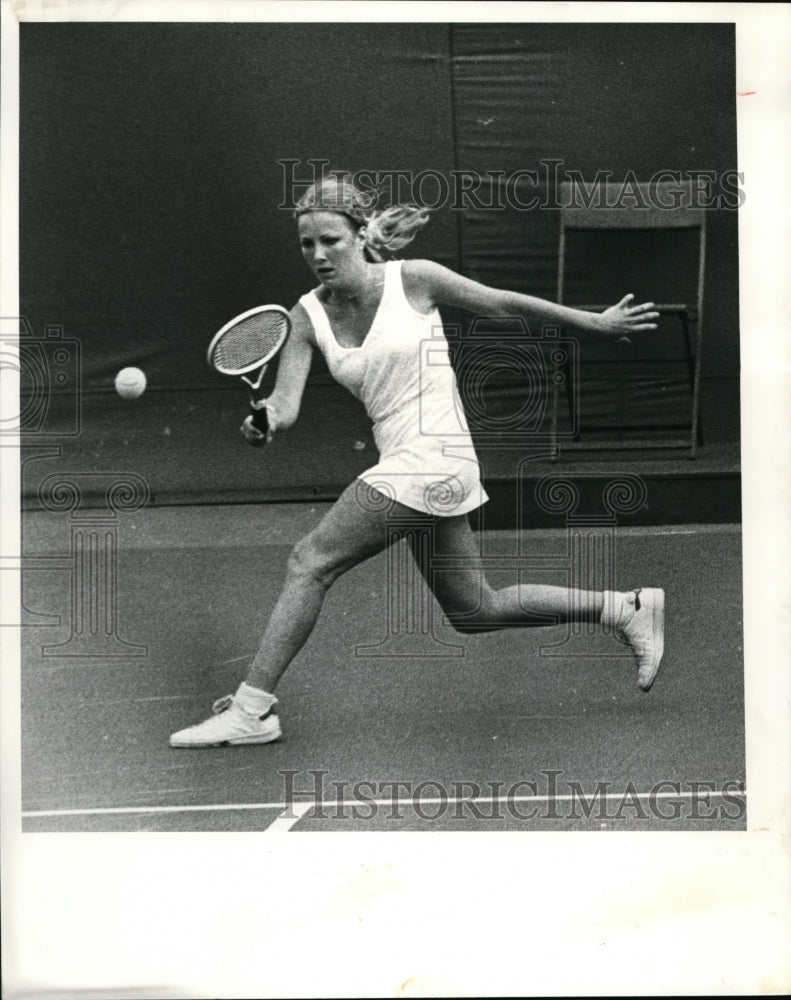 1981 Press Photo Hardcourt Tennis, Kathy Gill - cvb33456 - Historic Images