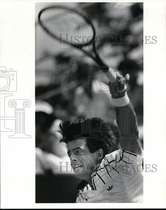 1984 Press Photo Terry Moor, Winner of the Western Open Tennis Tournament - Historic Images