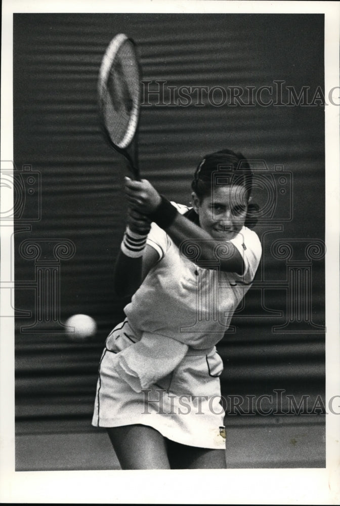 1981 Press Photo Shelly Solomon, Womens Winner, Amateur Tennis Championship - Historic Images