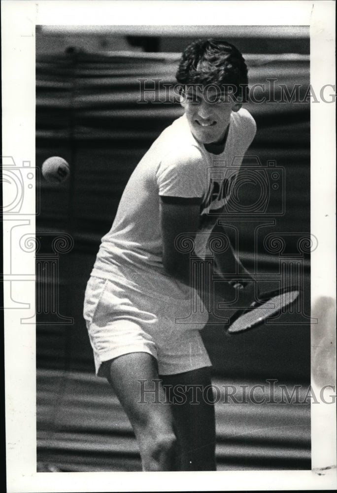 1985 Press Photo George Barth in the quarter finals - cvb33485- Historic Images