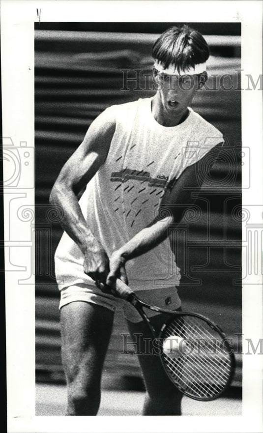 1985 Press Photo Robert Eppich in the quarter trial of the PD Juniors - Historic Images