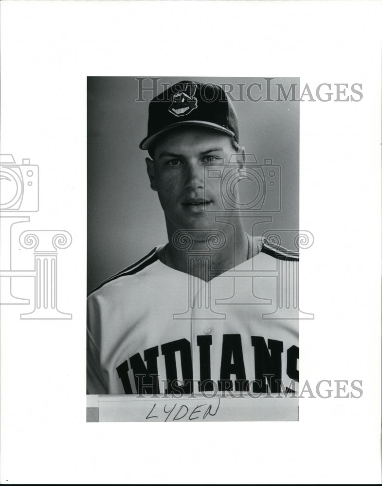 Press Photo: Cleveland Indians - Lyden - cvb33503-Historic Images
