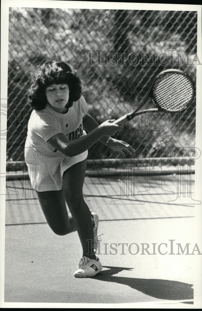 1980 Press Photo: Elena Llama - tennis - cvb33509 - Historic Images