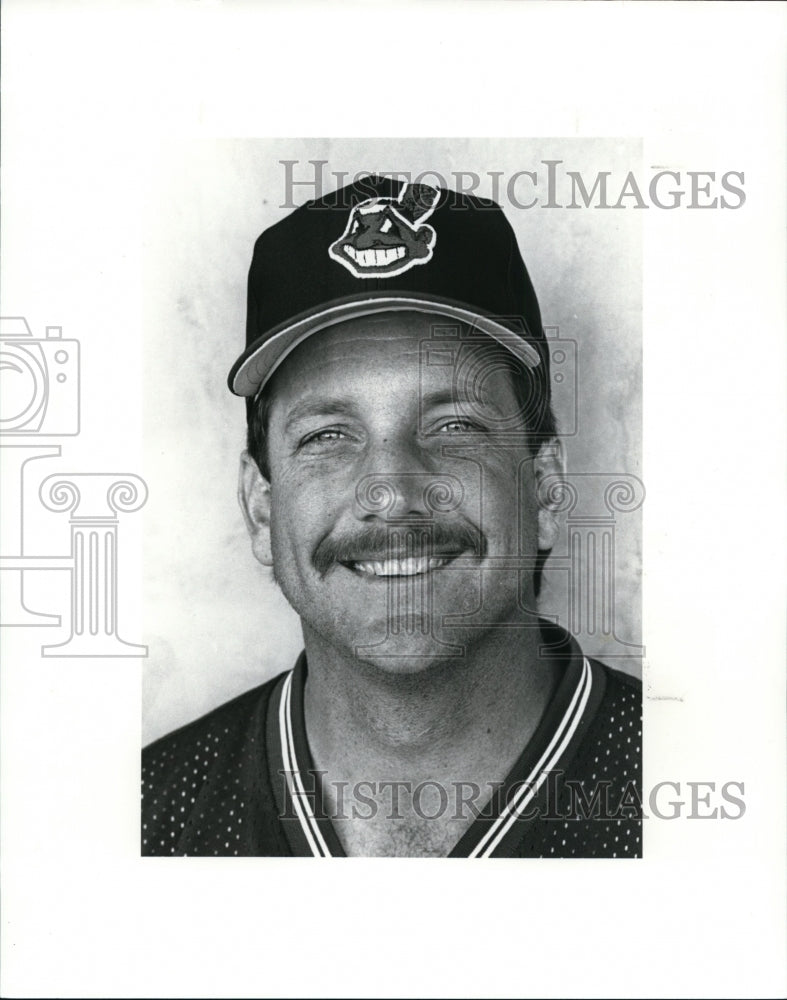 1988 Press Photo Bill Caudill of the Cleveland Indians - cvb33534- Historic Images