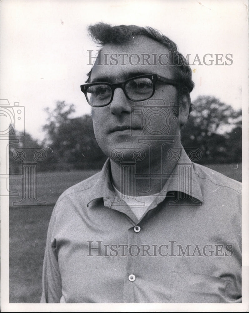 1971 Press Photo Track n Field coach Brod Harman - cvb33555 - Historic Images