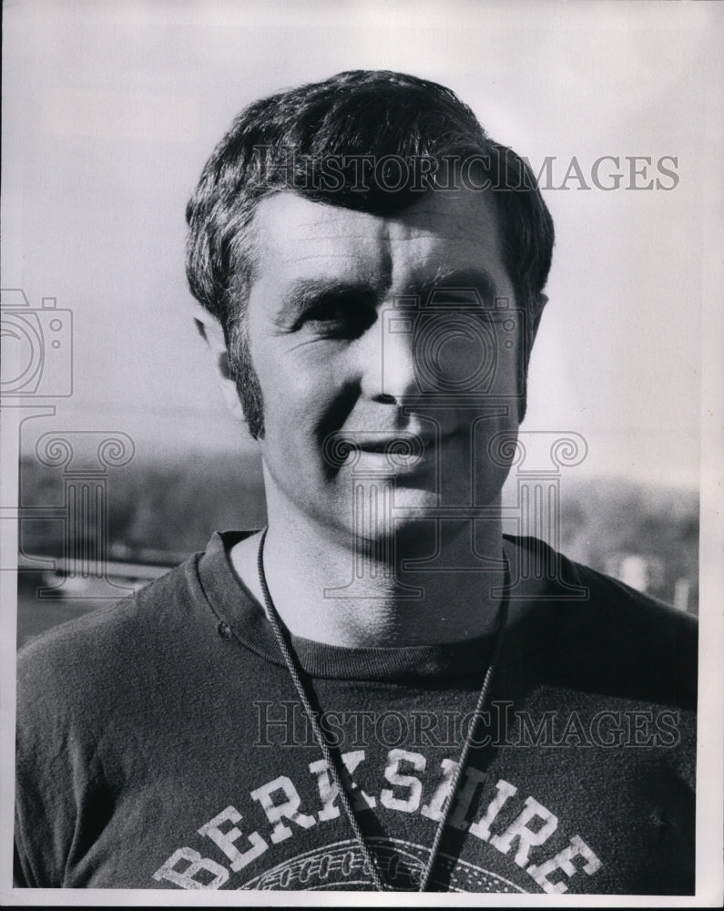 1976 Press Photo Berkshire High football coach Russ Hurd - cvb33557 - Historic Images