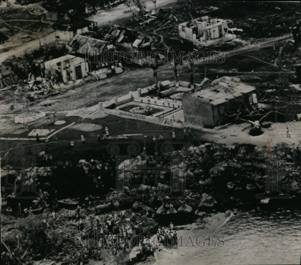 1954 Press Photo Haiti hurricane damage - cvb33719 - Historic Images