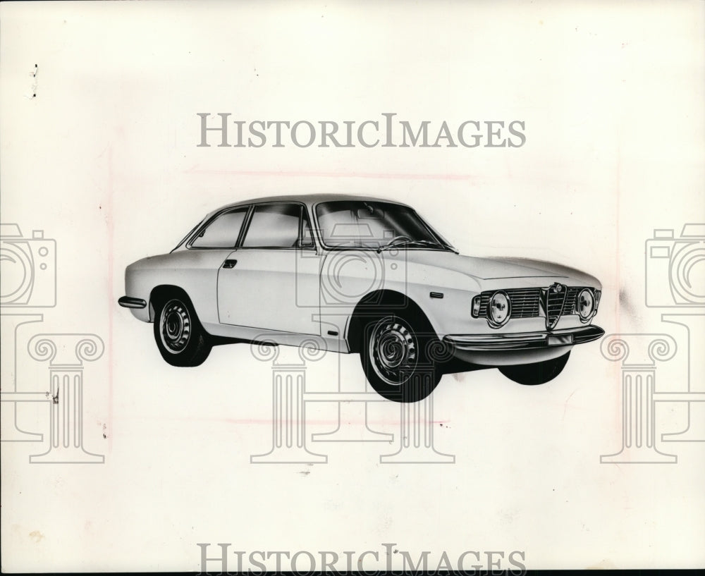 1965 Press Photo Alfa Romeo Giulia Sprint GT - cvb33737 - Historic Images