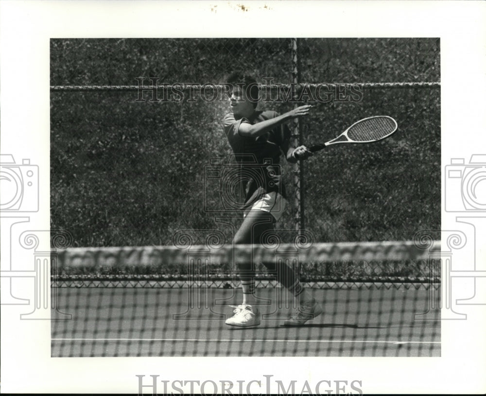 1984 Press Photo Tim Muccino, Tennis Player - cvb34004 - Historic Images