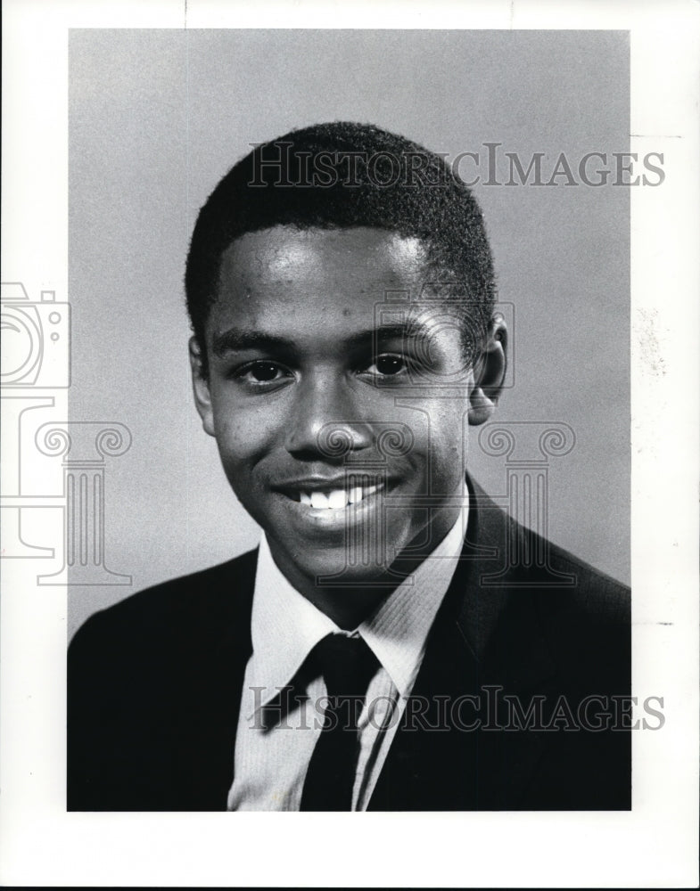 1989 Press Photo Shaun Browns-St. Joe track - cvb34165 - Historic Images