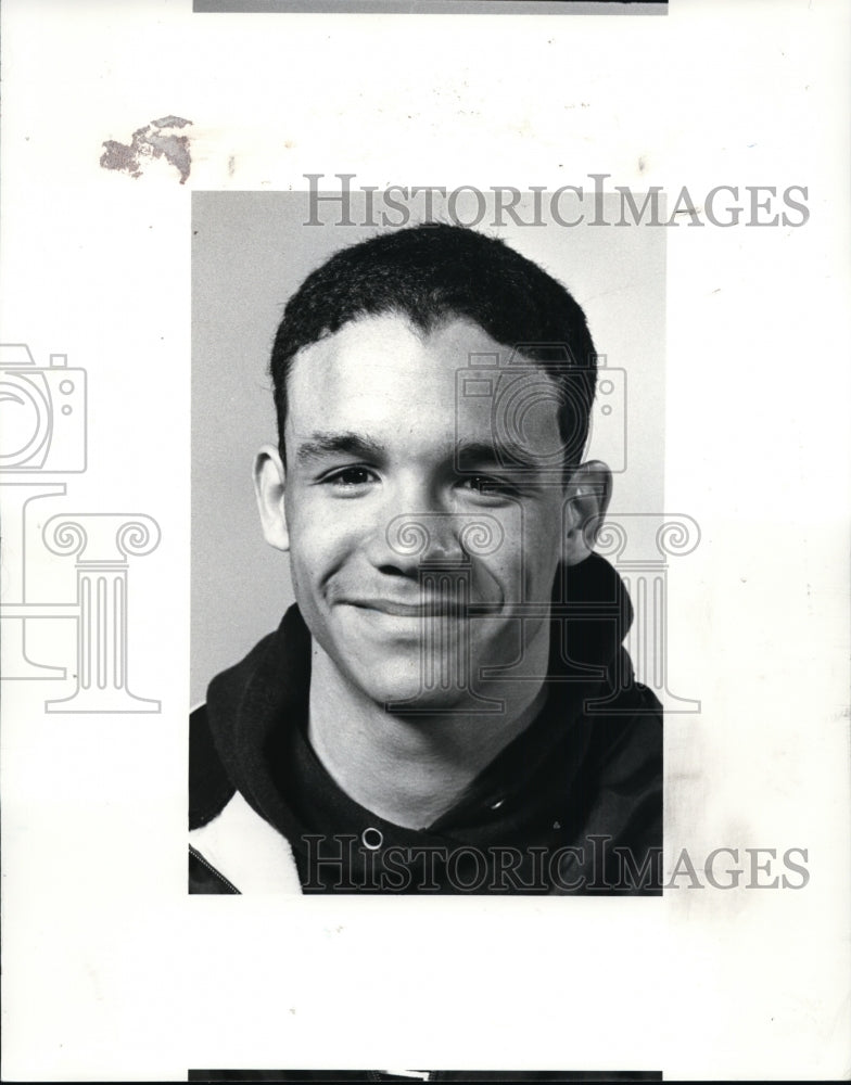 1988 Press Photo Robert Smith-Euclid player of the week - cvb34172 - Historic Images