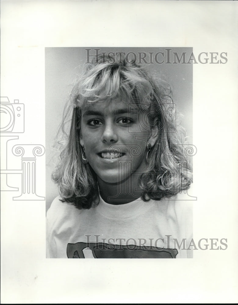 1990 Press Photo Jennifer Saul, Avon Lake High Cross Country - cvb34226 - Historic Images