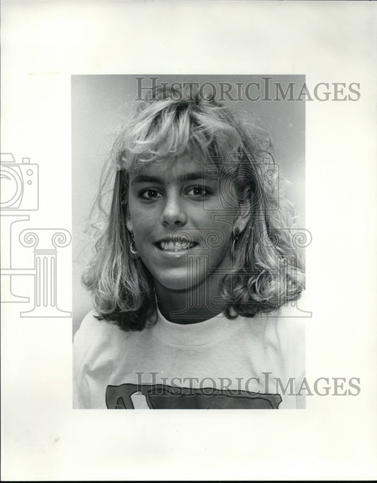 1990 Press Photo Jennifer Saul, Avon Lake High Cross Country - cvb34226 - Historic Images