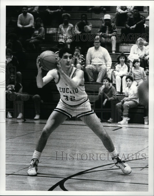 1987 Press Photo AJ Parker of Euclid High - cvb34261 - Historic Images