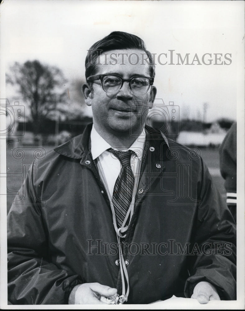 1971 Press Photo Jim Zickes, Rhodes Track - cvb34297 - Historic Images