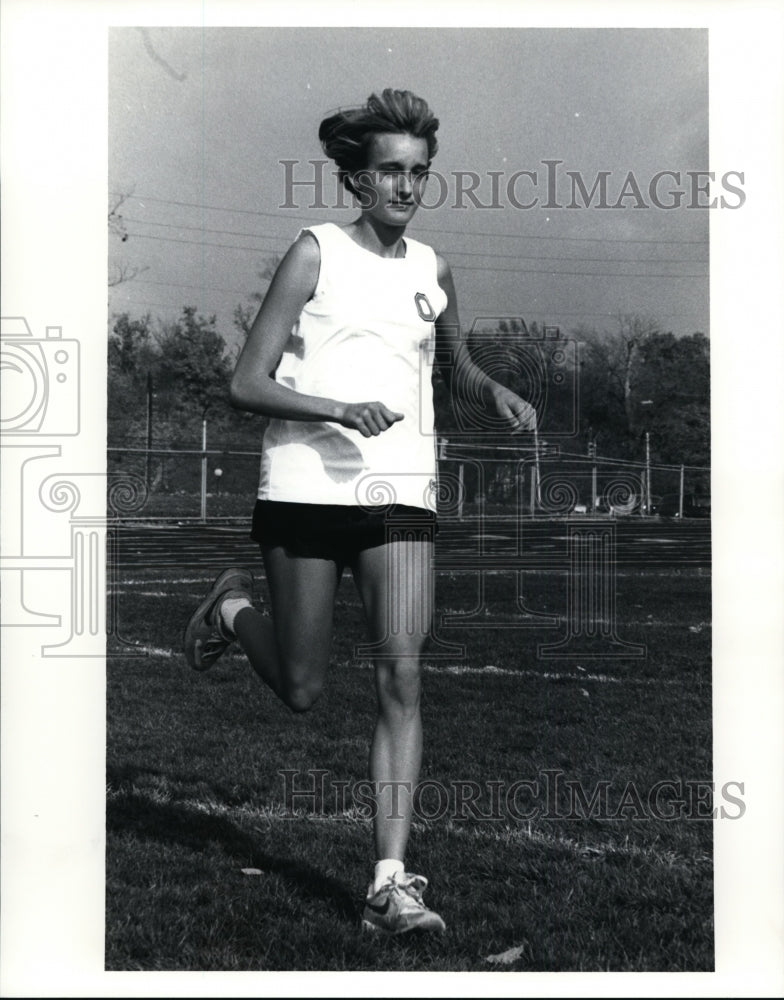 1991 Press Photo Jenny York, Orange High -- C.C. Runner - cvb34330 - Historic Images