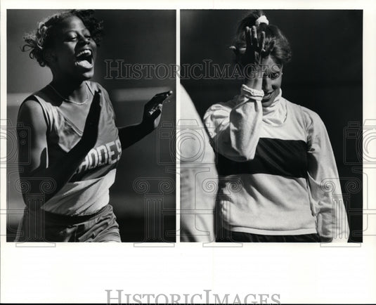 1990 Press Photo Kathy Kimbrough and Laurie Harston - cvb34496 - Historic Images