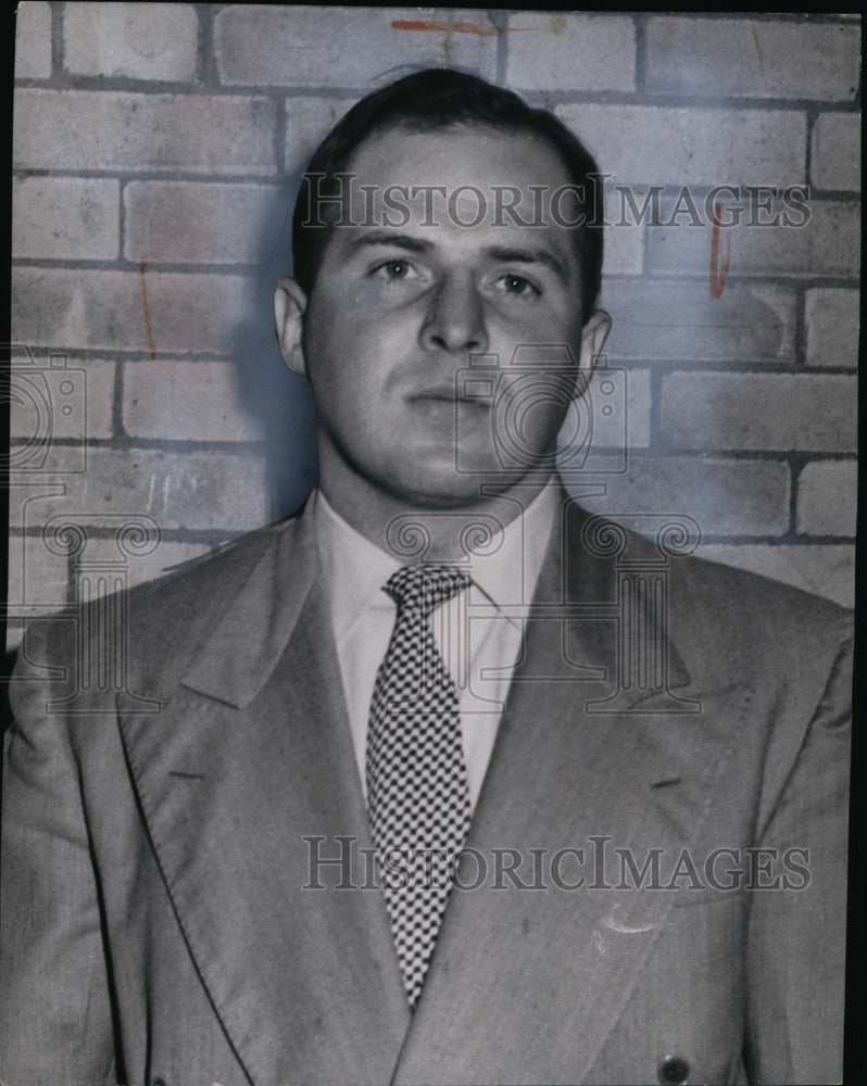 1951 Press Photo Frank Lauterbur, Collinwood High Coach - cvb34624 - Historic Images