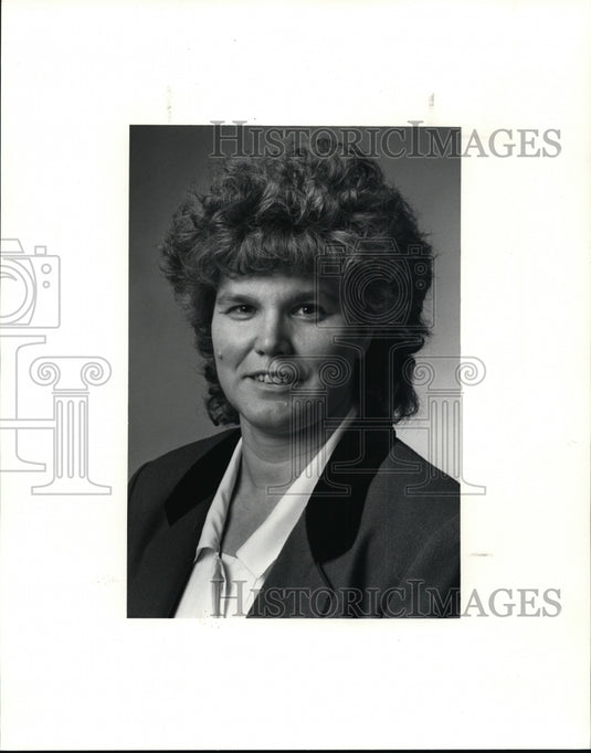 1990 Press Photo Kathy Soja Swim Coach Magnificat High - cvb34801 - Historic Images