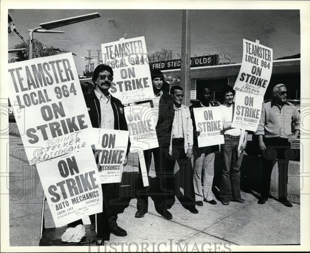 1979 Press Photo Frwed Stecker Olds, 25200 Euclid Ave-Teamster demonstration - Historic Images