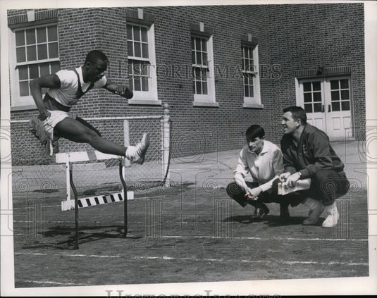 1965 Ron Adrine, Carlos Alvarez de Viller, Track Coach Bob Rice-Historic Images