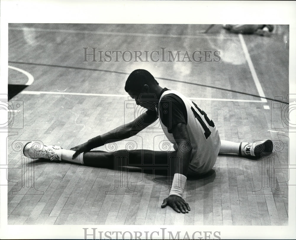 1987 Press Photo CSU Basketball Vikings player Darwyn Ingram - cvb35299 - Historic Images