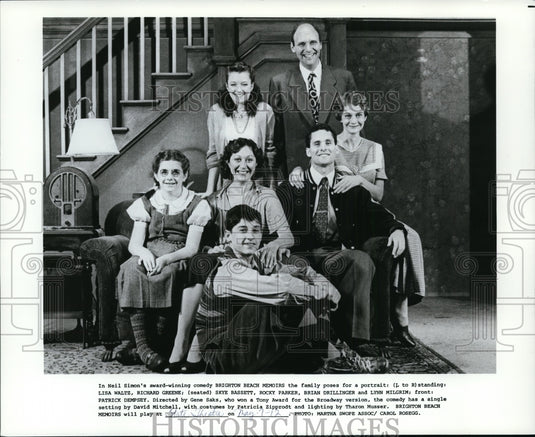 1985, In Neil Simon's award winning comedy Brighton Beach Memoirs - Historic Images