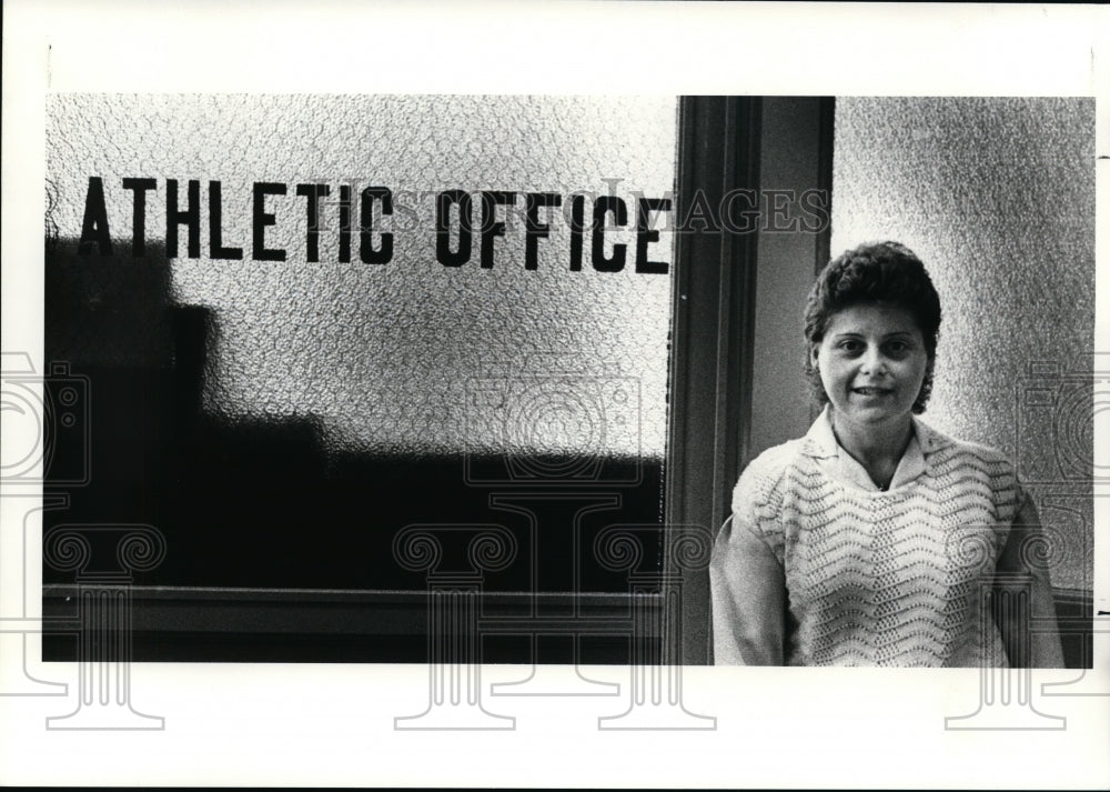 Press Photo Athletic Director of West Technical High School, Carol Panigutti - Historic Images