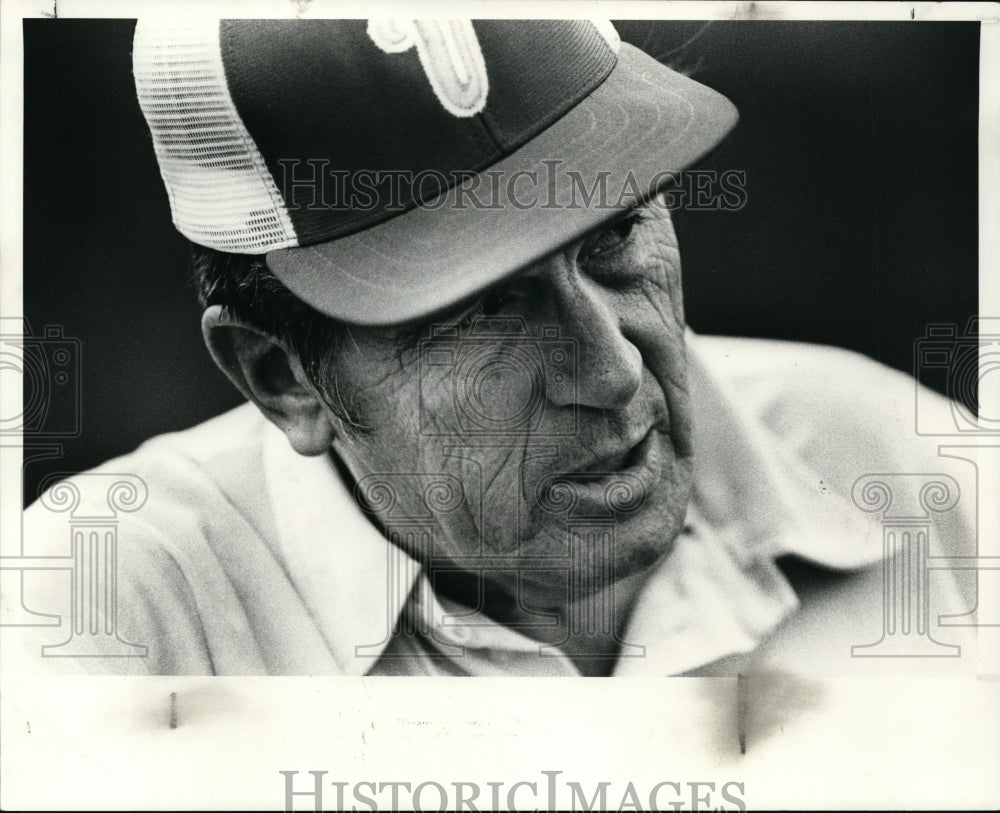 1982 Press Photo St. Joseph Coach Bill Gutbrod - cvb35458 - Historic Images