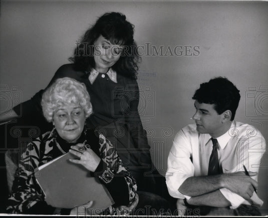 1989, Evie McElroy, Jennifer Dunegan & Andrew May in "The Golden Age" - Historic Images