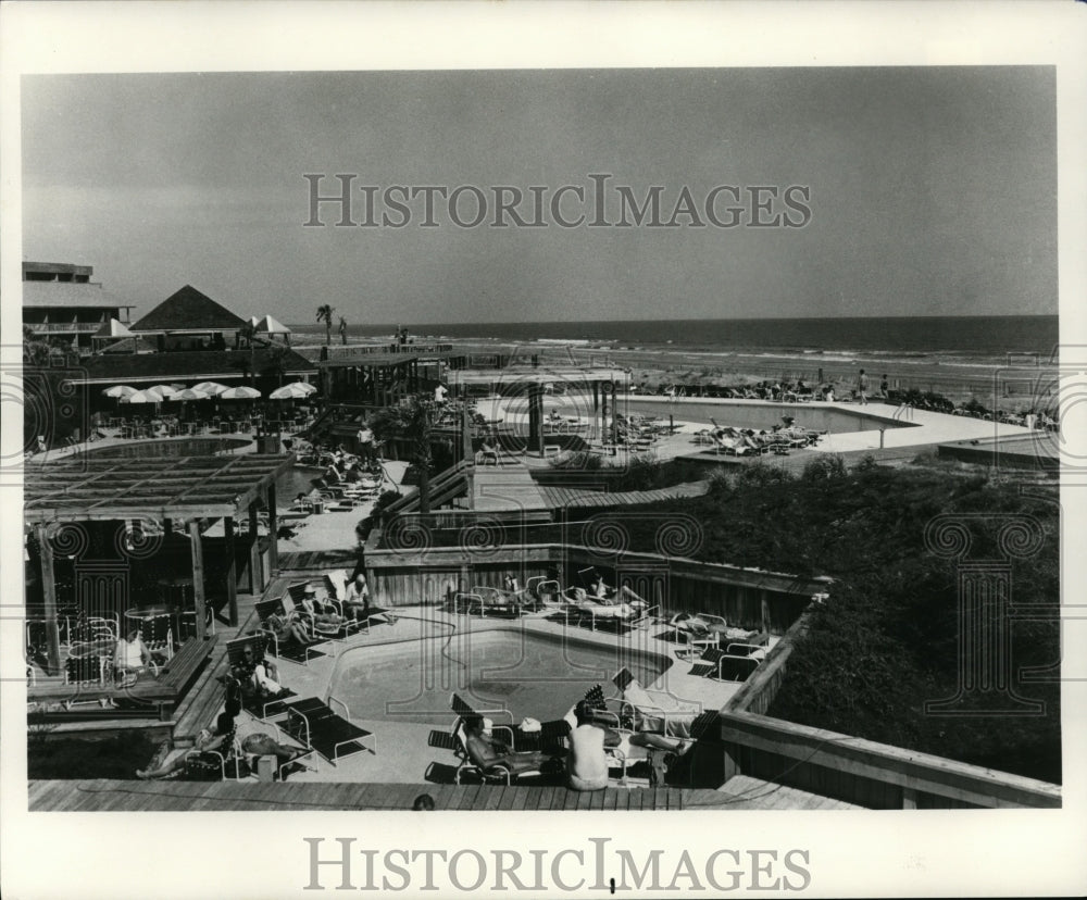 1981 Press Photo Kiawak Island Resort Near Charleston South Carolina - Historic Images